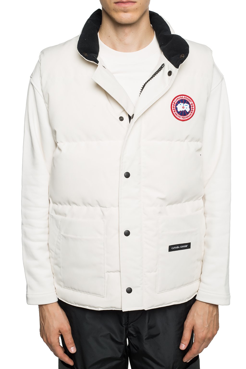 Canada goose gilet cream sale